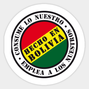 Hecho en Bolivia Sticker